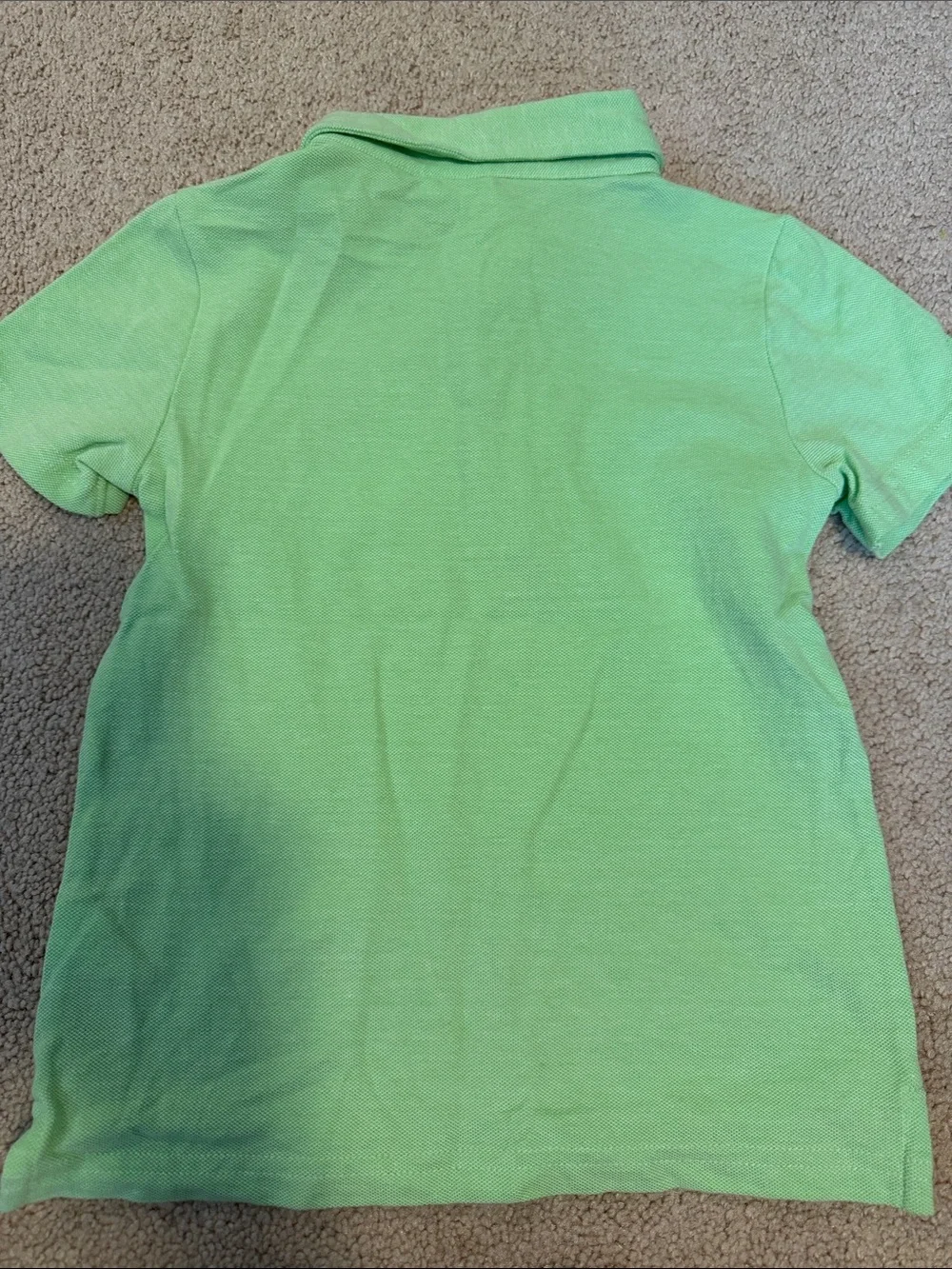 Janie and Jack Light Green Polo with White Shorts Set